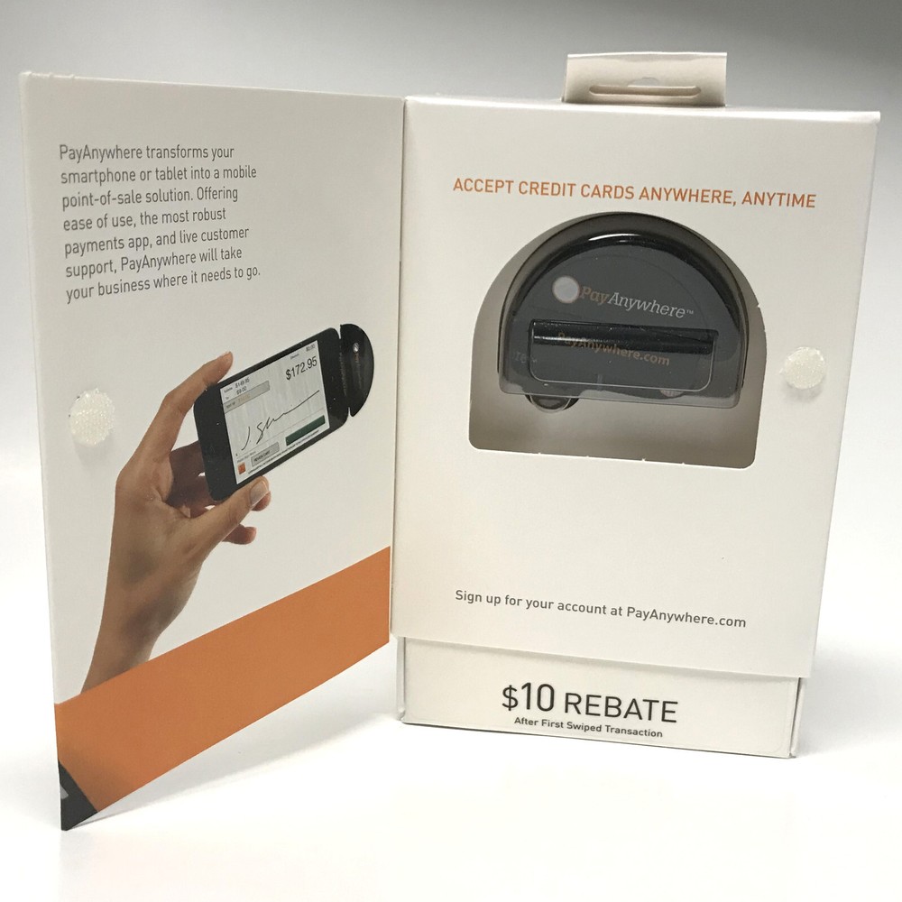 PayAnywhere Mobile Credit Card Reader for iPhone & Android 2014 New in Box