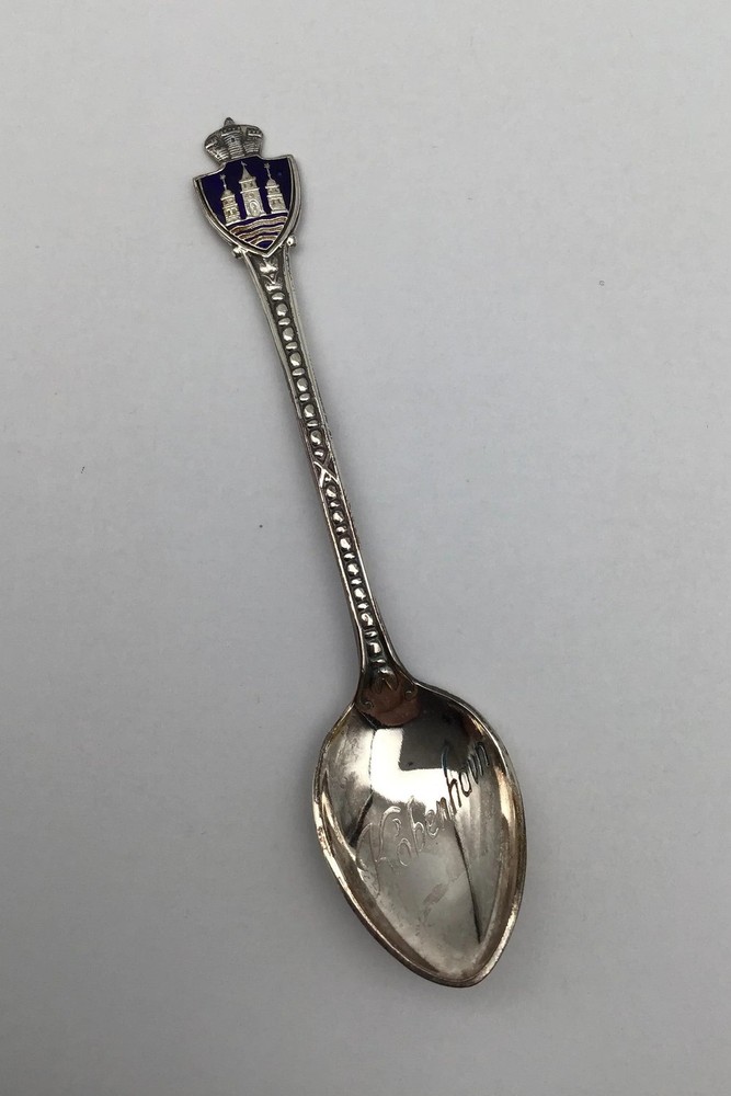 Bernhard Hertz Sterling Silver Comemmorative Spoon "Copenhagen"