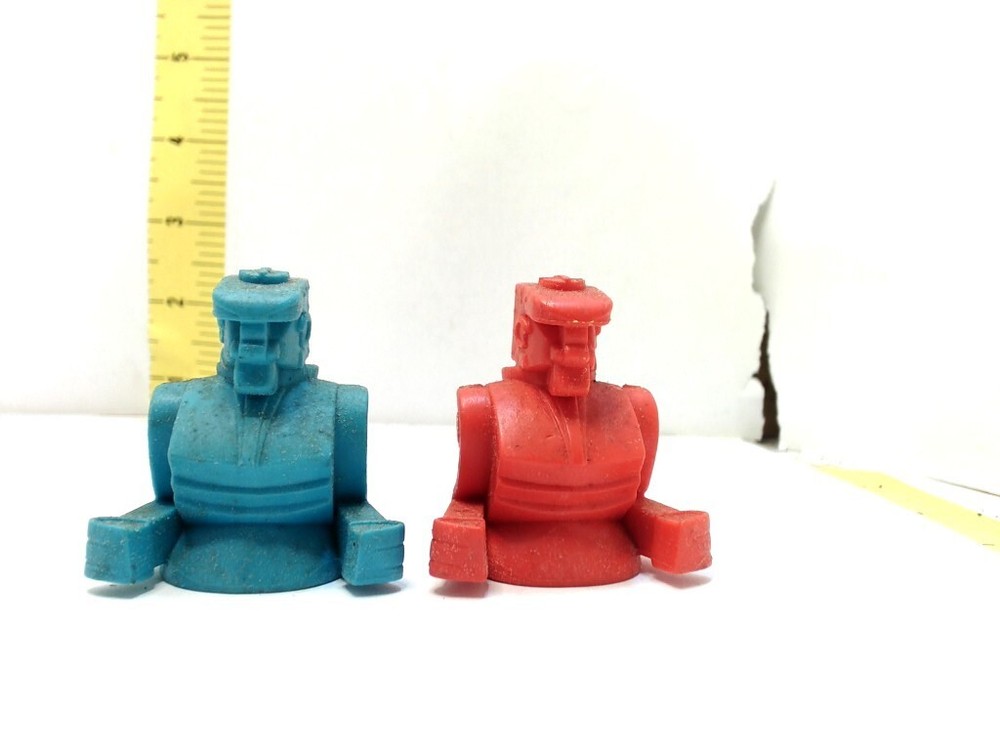 Robot Finger Fighter Red & Blue Rock 'em Sock 'em Preowned