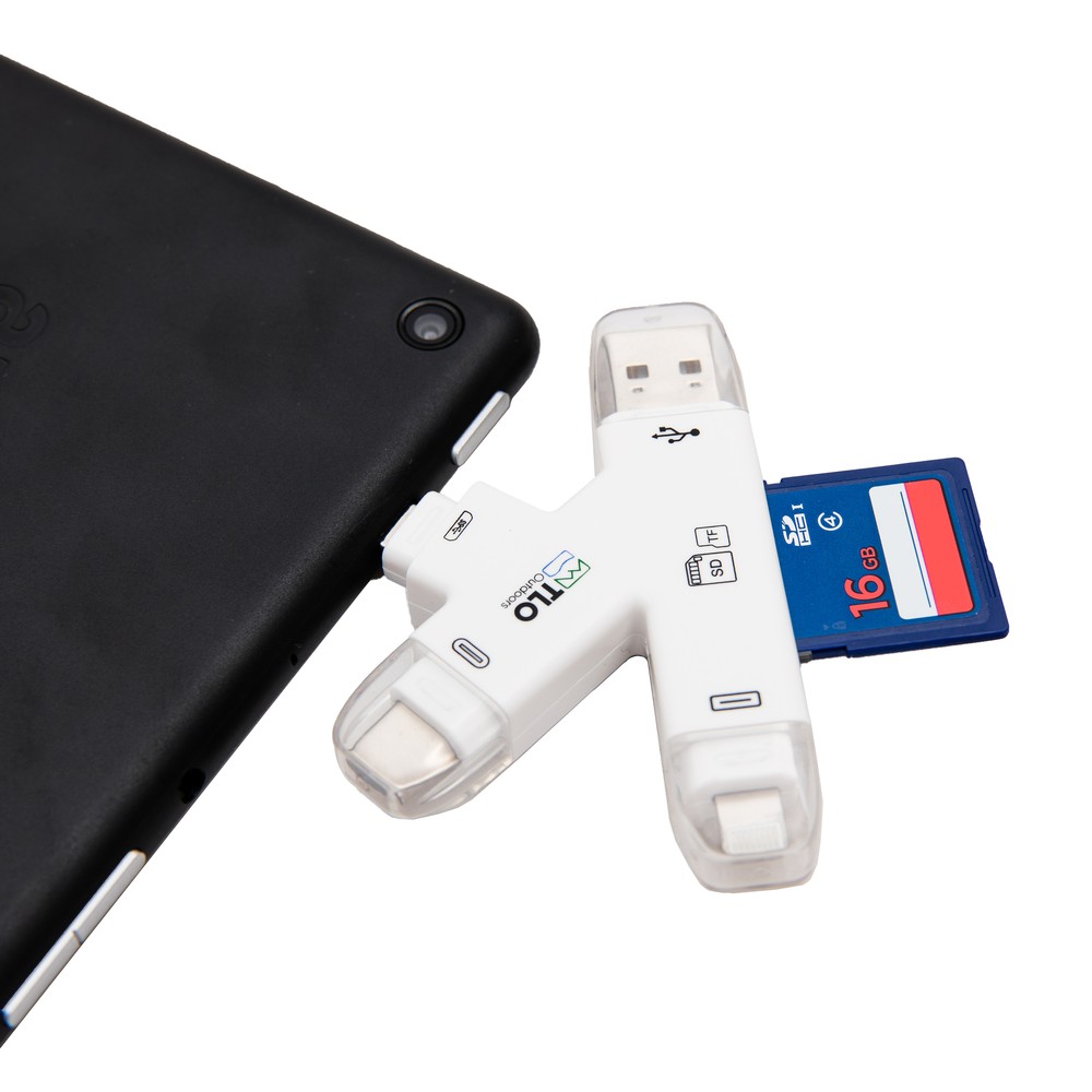 TrophyTracker Trail Camera Memory Card Reader for iPhone/Android, Laptop V3/2020