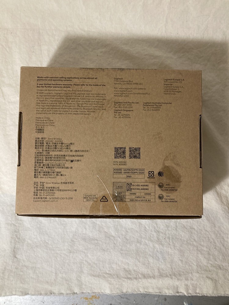 Logitech Zone Wireless Bluetooth Headset Compatible With iPhone & iPad.