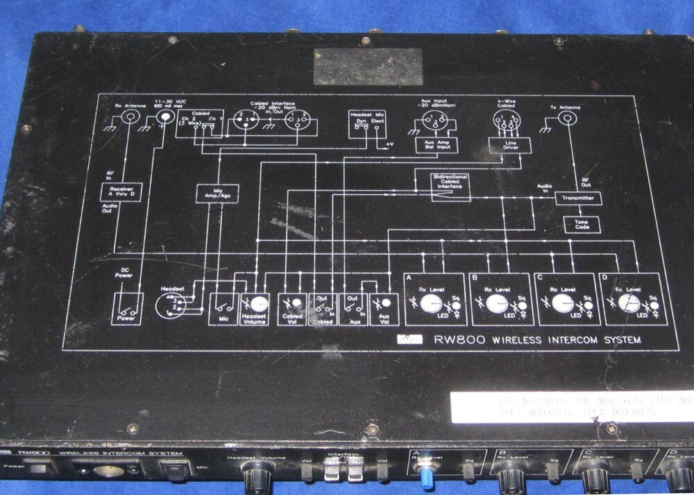 HME RW800 Wireless Intercom System Receiver only