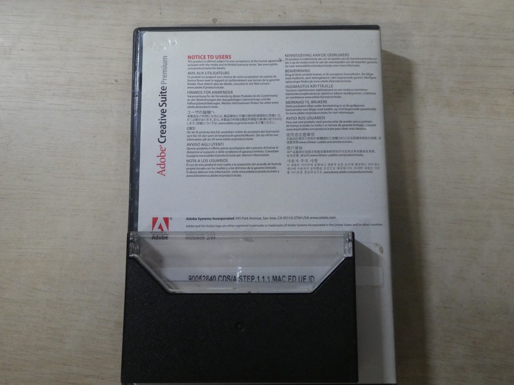 Creative Suite Premium Suite PC CD Rom 6 Discs Video Workshop Training Education