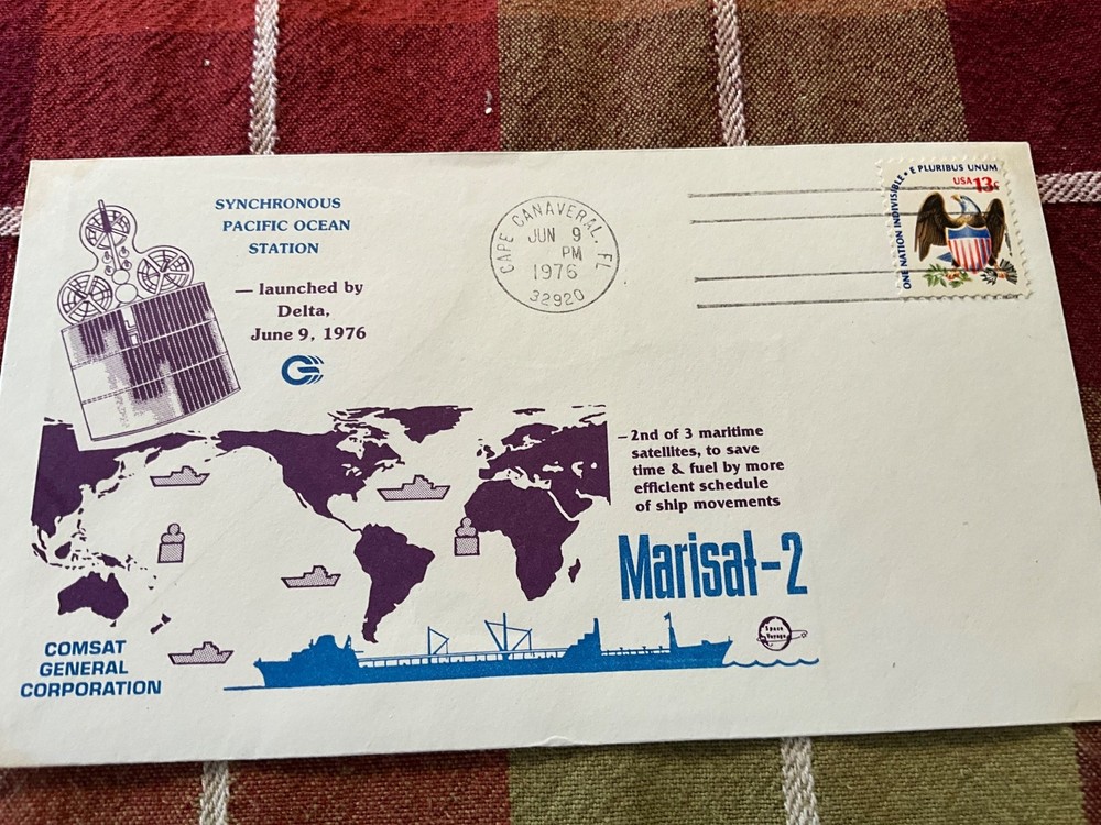 Space Cover 1976 Marisat 2 Launch