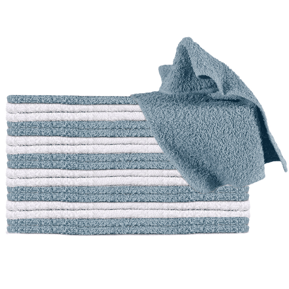 Mainstays 18-Pack Washcloth Bundle, Grey Multi