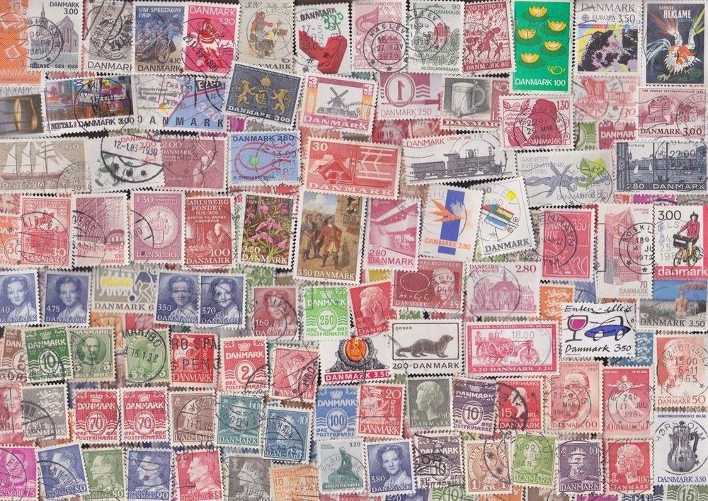 200 All Different  DENMARK  STAMPS