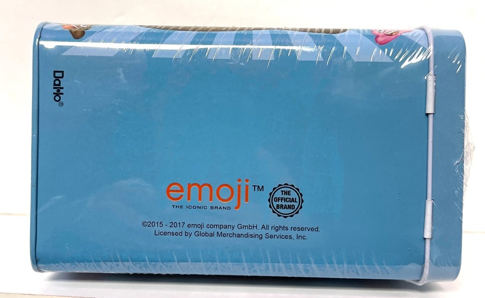 Mail Box Tin with Puzzles Inside 48 pcs (Emoji Blue)