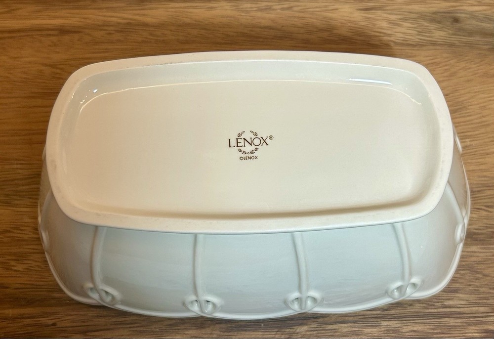 Lenox Pierced Ribbon Laced Dish