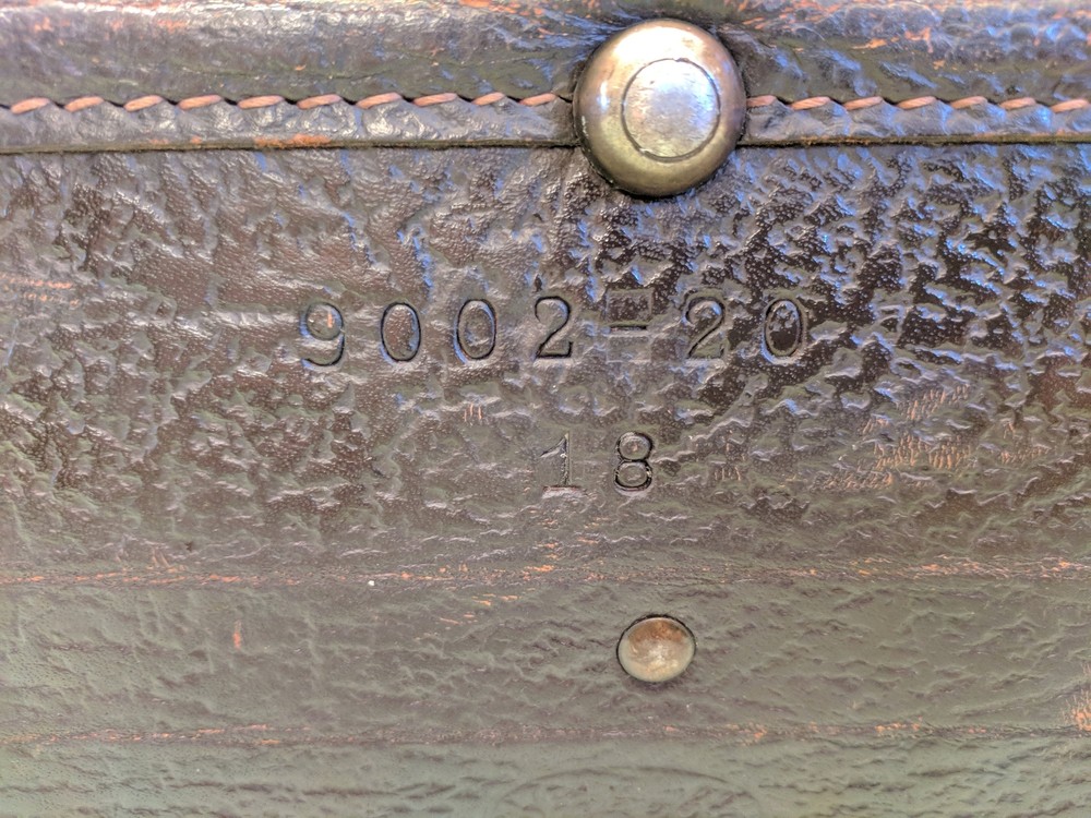 Schell Tripak Leather overnight case