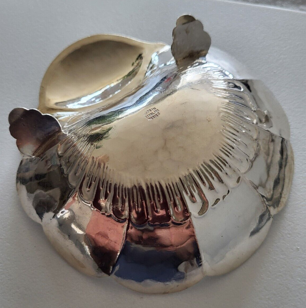 Sterling Silver Footed Bon Bon - Nut - Fruit - Mint Bowl