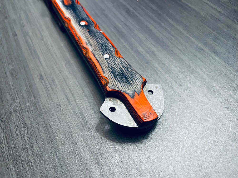 Throwing Axe with Leather Sheath Custom Viking Handle