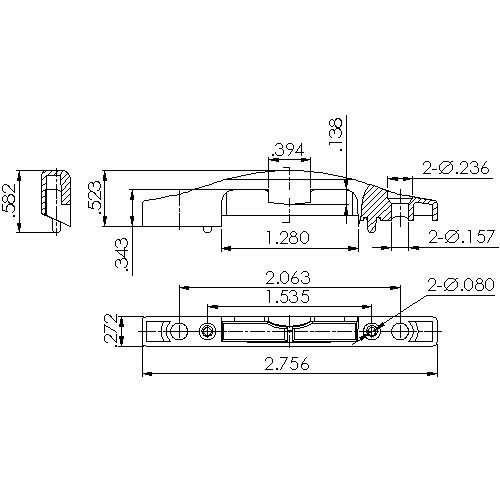Window Sash Keeper 8224BEIGE