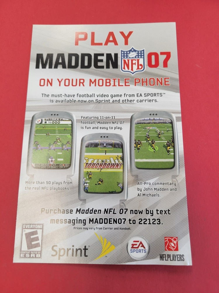 (Insert Only) Madden 2007 - Microsoft Xbox 360