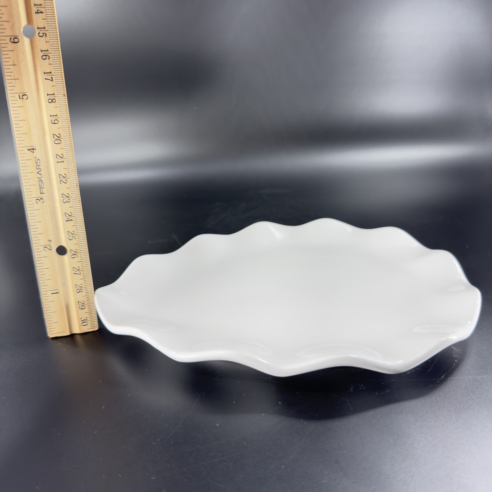Pottery Barn Easter Egg Shape Dish Plate Set 4 All Different Multicolor Ceramic