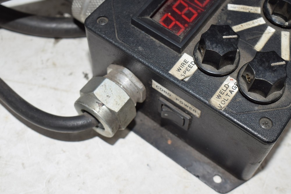 Wire Feed Welder Controller Feed Panel, Gas Purge Jogger