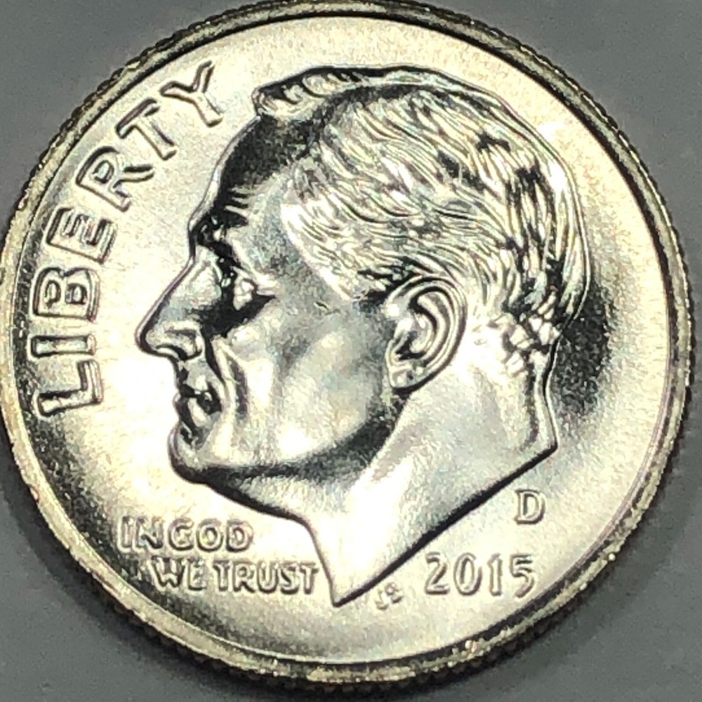 2015 P&D - Roosevelt Dime Set