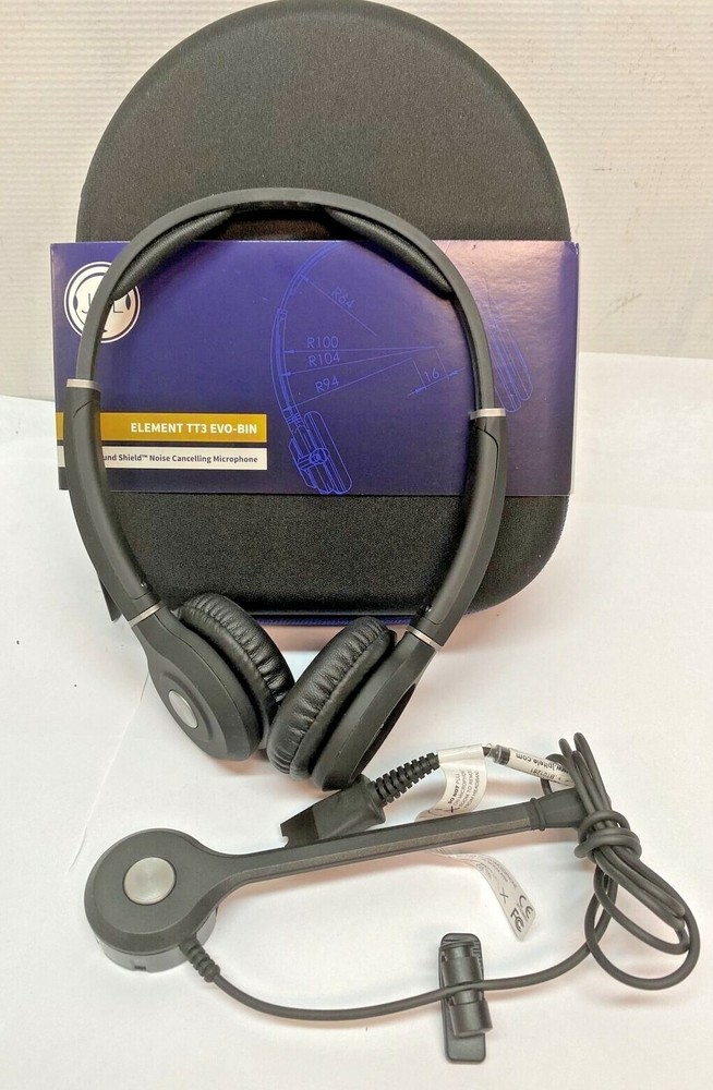 JPL Element TT3-EVO Binaural Headset w/case