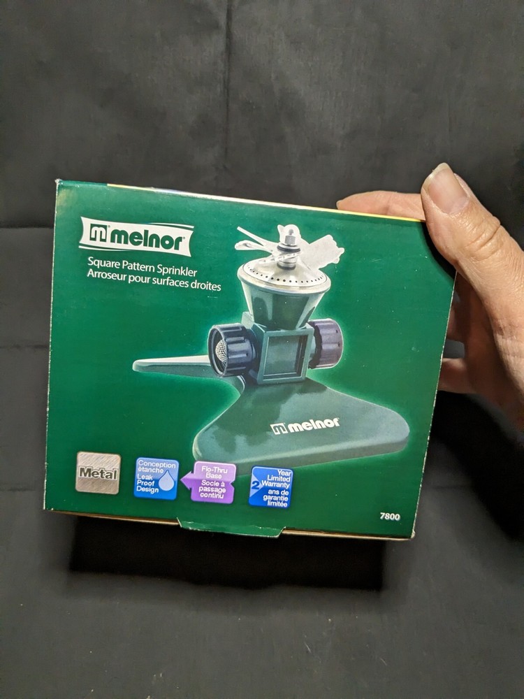 Melnor 7800 Metal Square Pattern Sprinkler