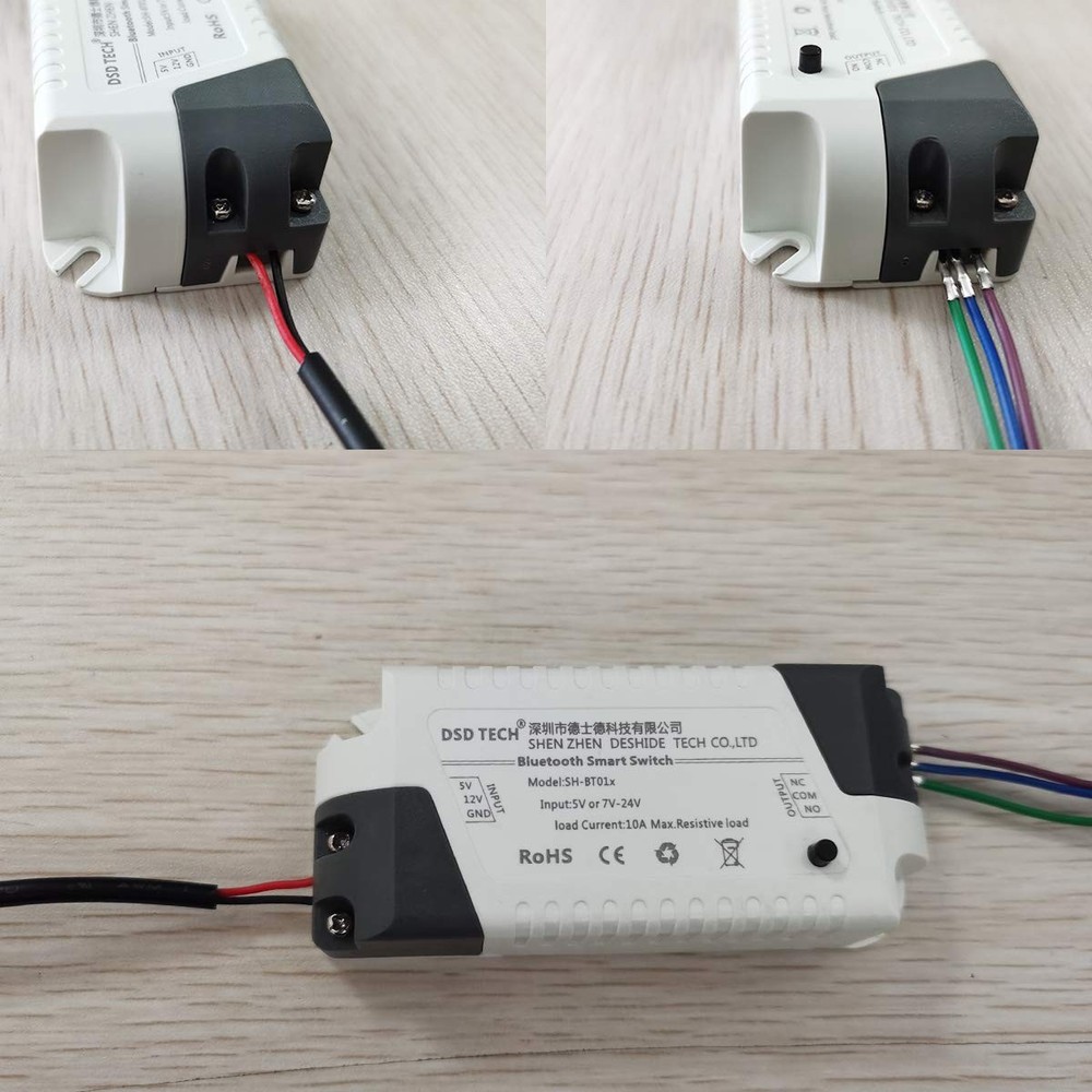 SHBT01C Bluetooth Relay V2 Timer Security Code iOS Android Support