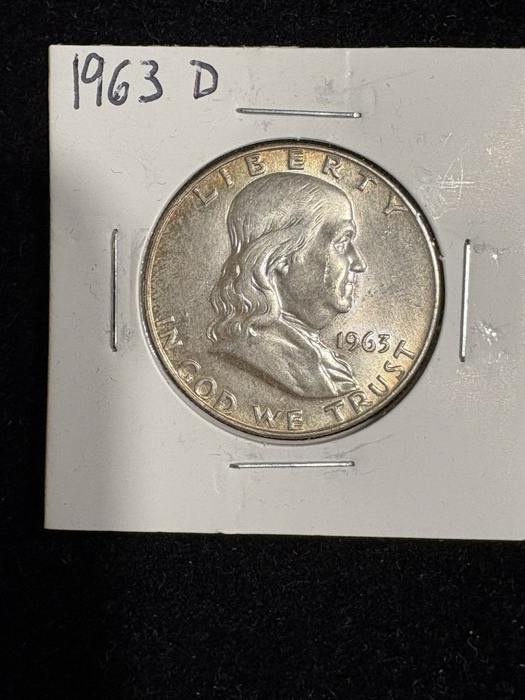 1963 D Franklin Half Dollar AU