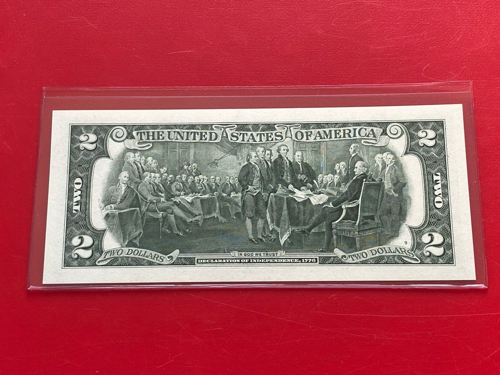 2009 $2 TWO DOLLAR BILL ( BOSTON "A" ) UNCIRCULATED