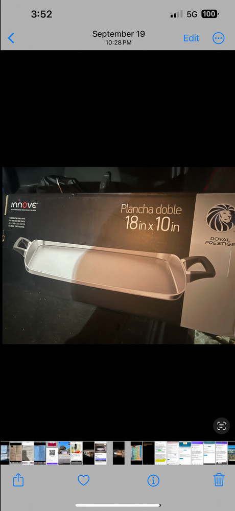 Royal Prestige Double Griddle