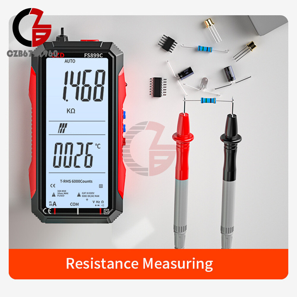 CZD-FS899C Digital Multimeter Auto AC/DC Voltage Current Frequency Meter