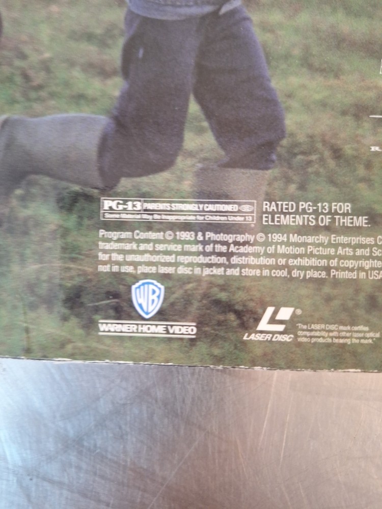 Second Best (Laserdisc, 1995) William Hurt