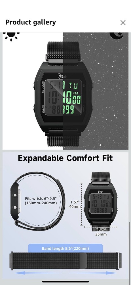 3D Pedometer Watches