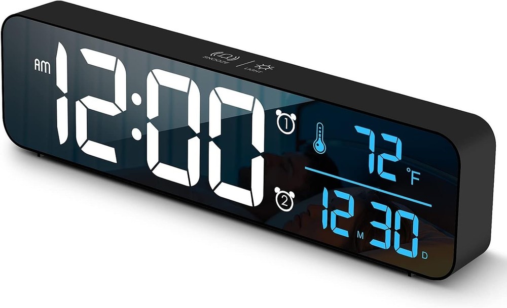 Digital Home Led Table Desk Clock With Calendar Temperature Clock