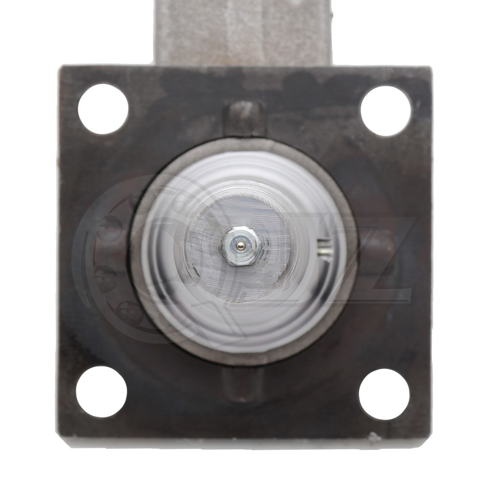 [Qty.4] #84 E-Z Lube Weld-On Spindle w/ Brake Flange For 3500lbs Trailer Axles