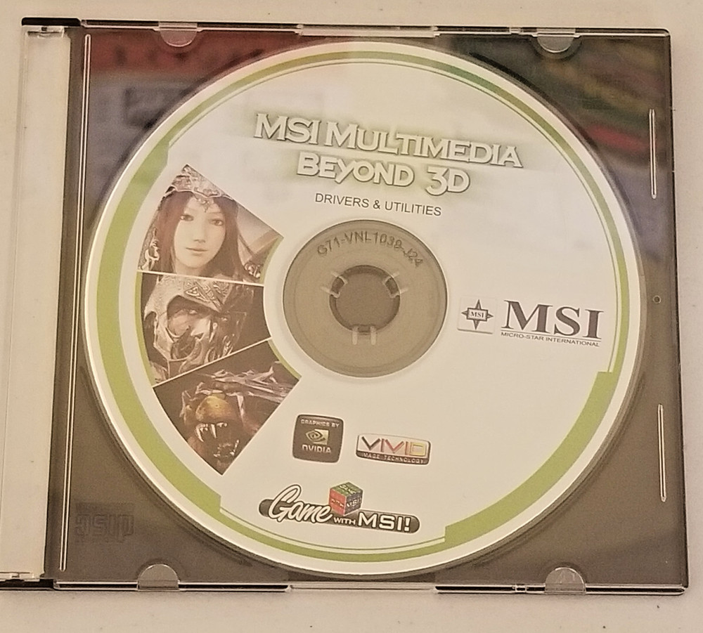 MSI Multimedia Beyond 3D Drivers and Utilities