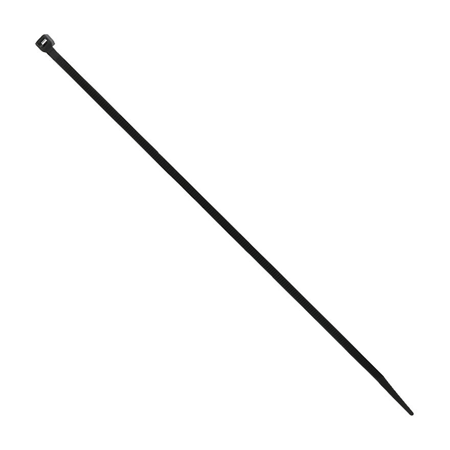 1000 Pack Construct Pro 14” Cold Weather Self-Locking Nylon Cable Ties Black Zip
