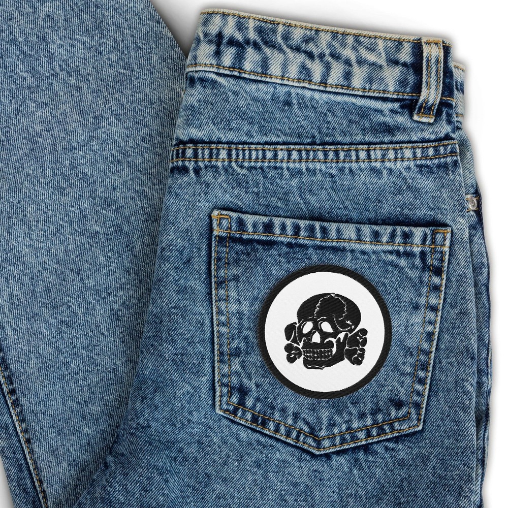 Crossbones Embroidered patches