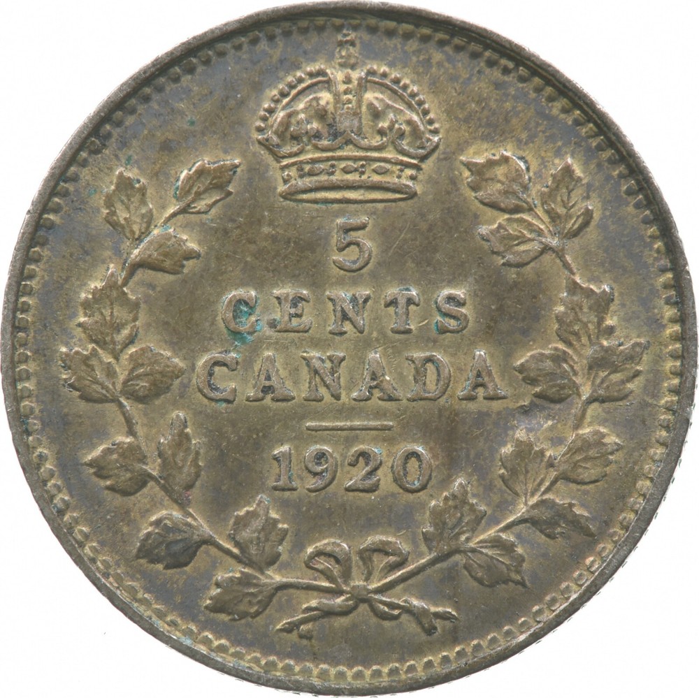 1920 Canada 5 Cents *7061