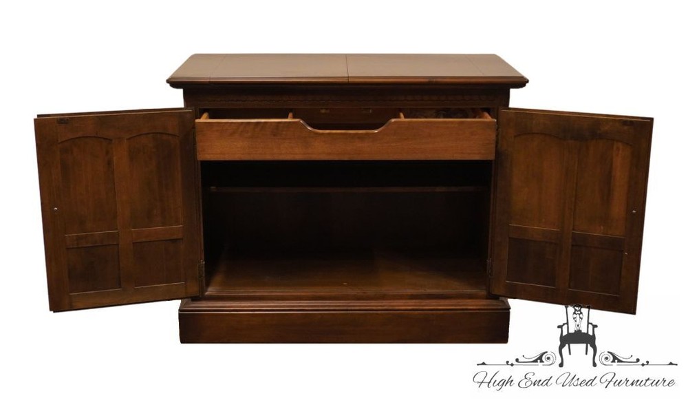 ETHAN ALLEN Classic Manor Solid Maple 63" Flip-Top Server Buffet 15-6015