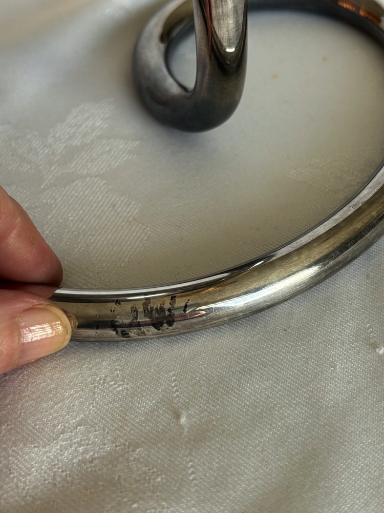 French Mid Century Modern Candleholder - Signed