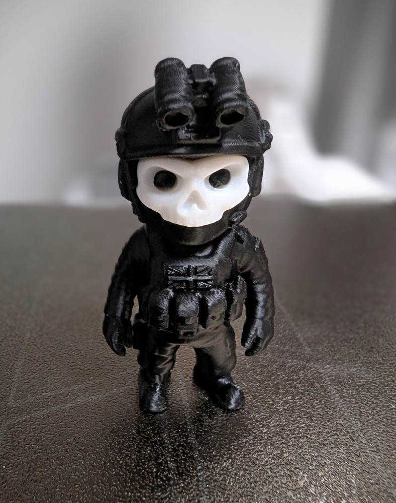 COD Ghost Keychain – COD Gamer Mini Figure