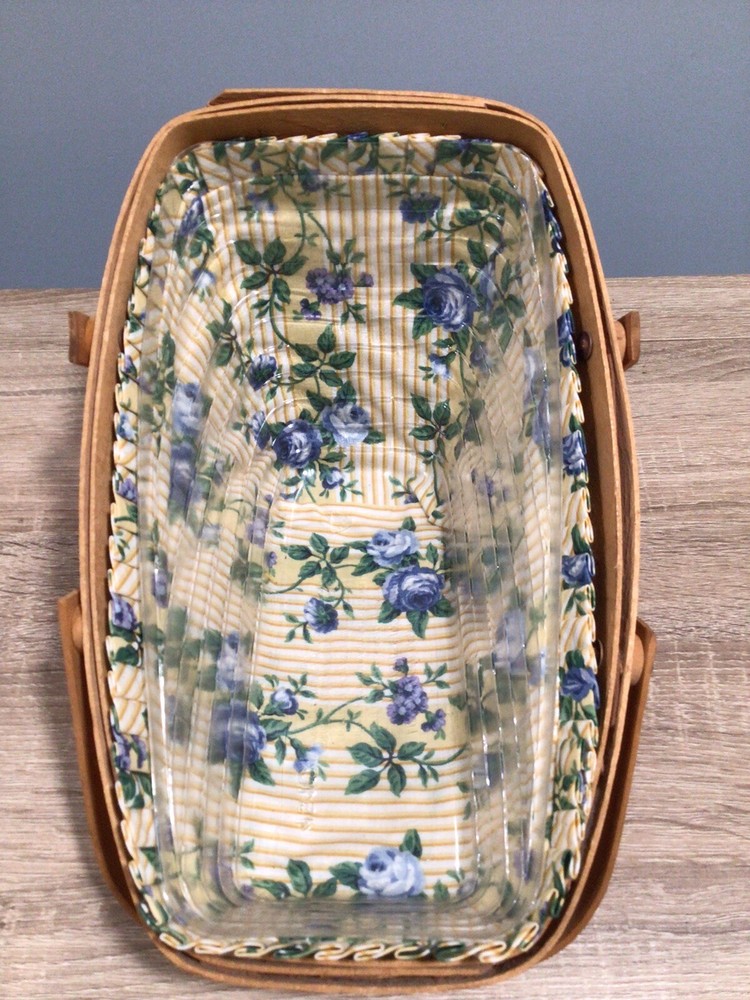 Longaberger Two Handled Fruit Vegetable Bread Basket 1996