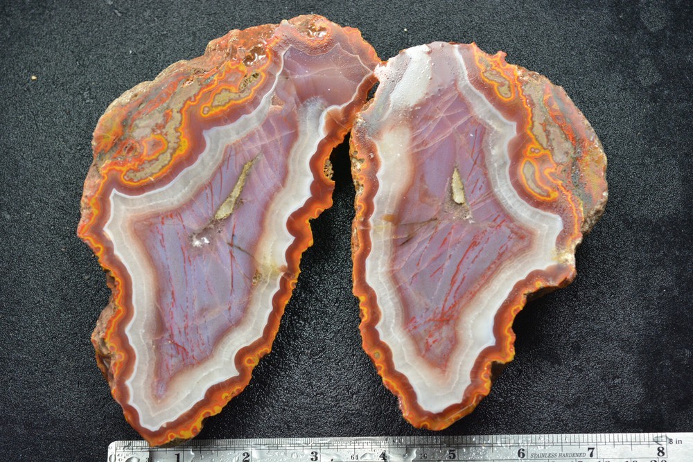 Kerrouchen Agate Nodule Pair Morocco