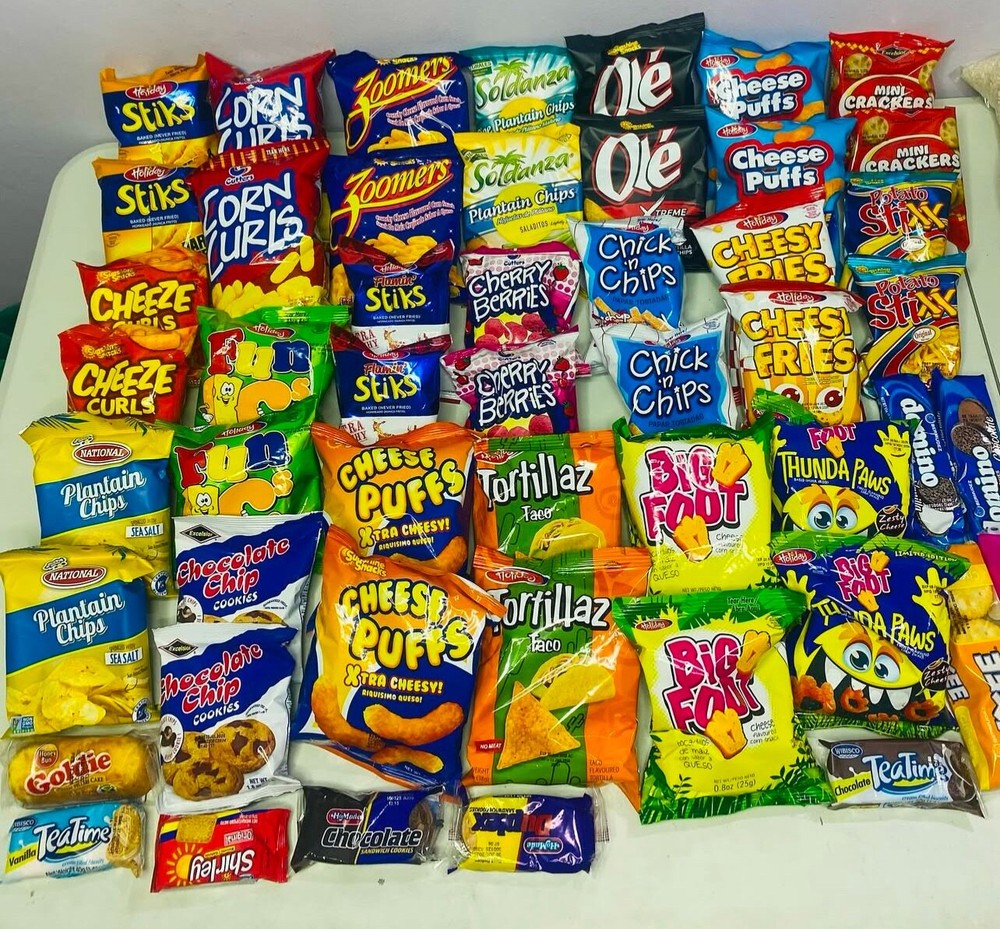 Jamaican Variety Snacks Mix 50 count