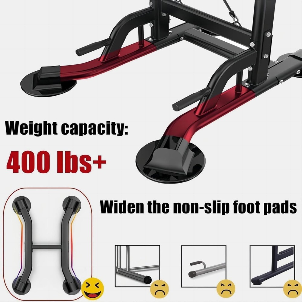 Tappio Power Tower Pull Up Bar for Home Gym, Multi Functional Pull Up Bar Stand