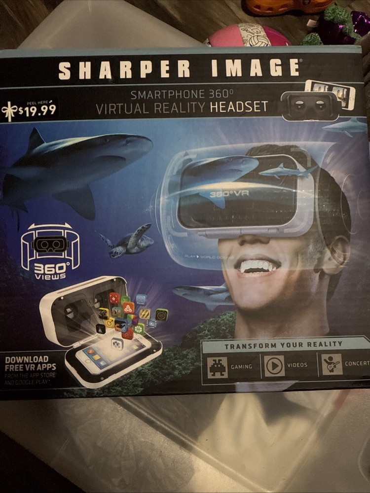 Sharper Image Smartphone 360 Degrees Virtual Reality Headset Transform Reality