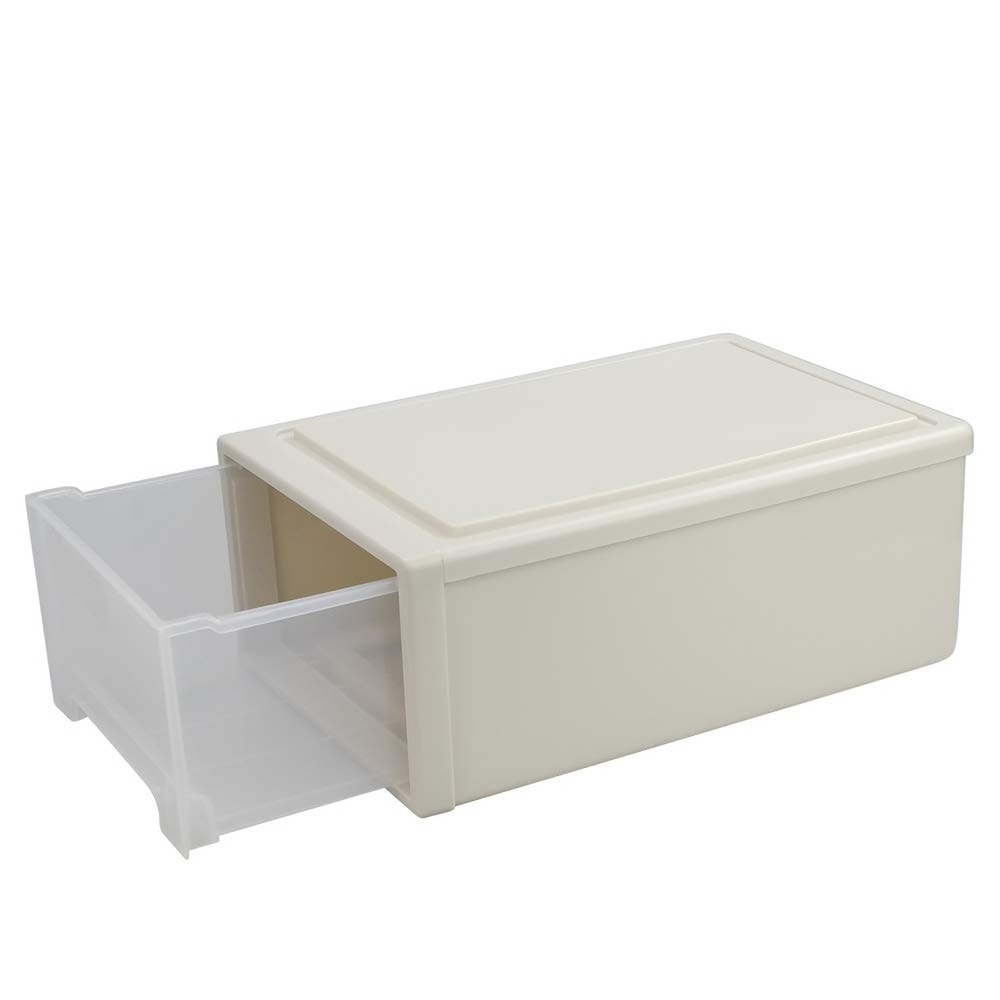 12 Quart Stacking Drawer, 1 Pack Stackable Desktop Drawers Plastic 12 Quart