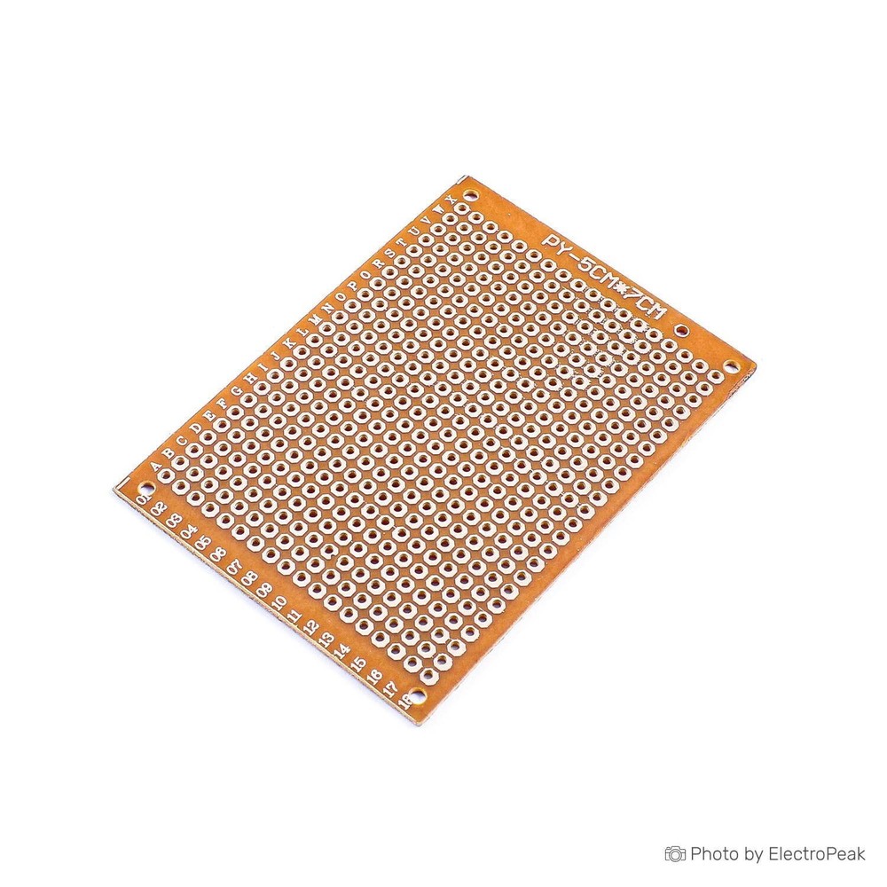 PCB Prototype Board - Single Sided, 5x7cm with Free Shipping