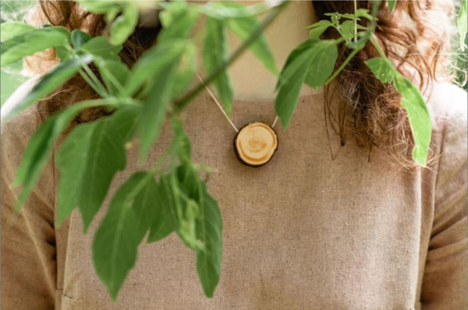 Pendant from Siberian cedar Ringing cedars