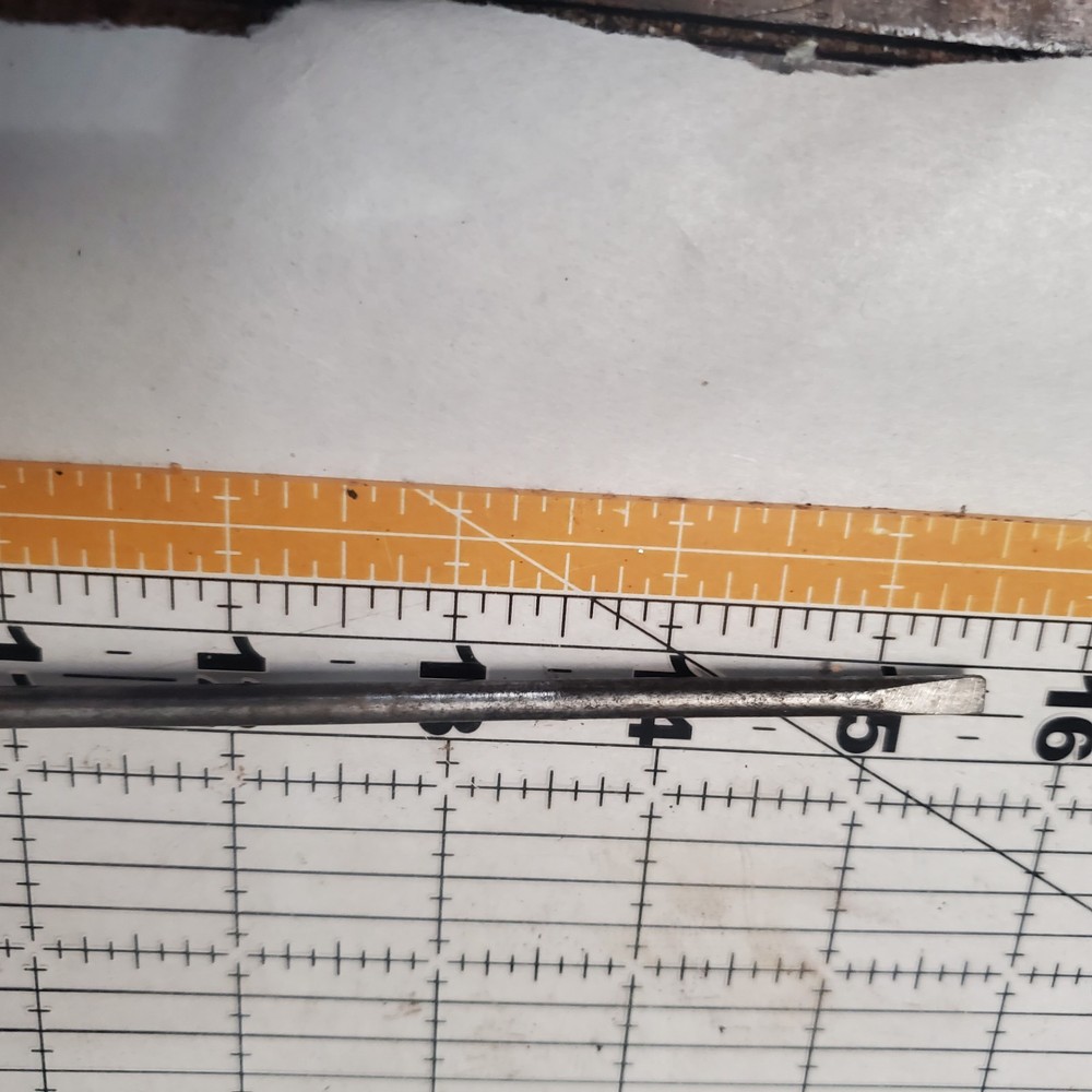 Vintage Cabinet Tip Extra Long Screw Driver With Wooden Handle Nice Tool