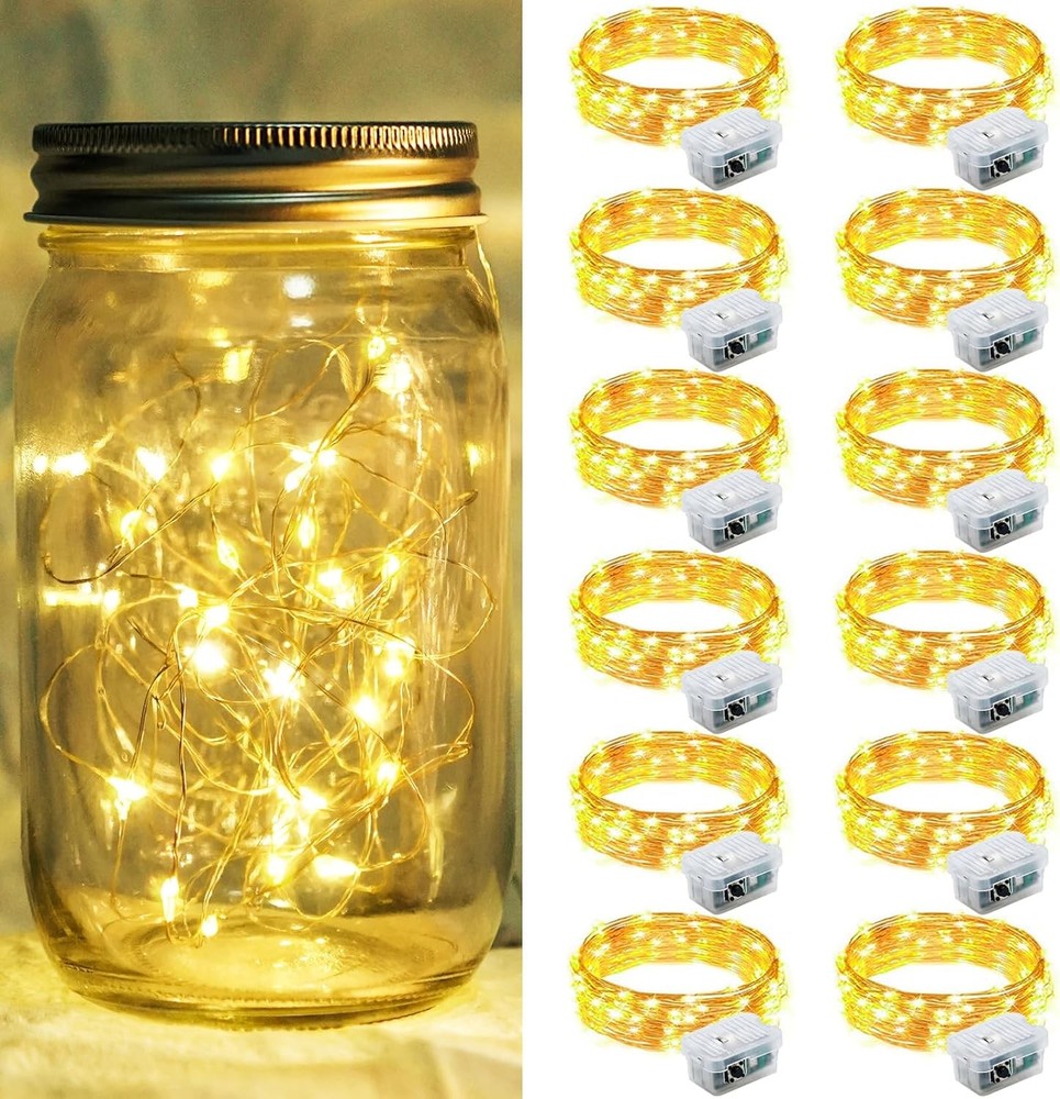 Fairy Lights 20 LED Twinkle String Lights 3 Modes Battery Operated