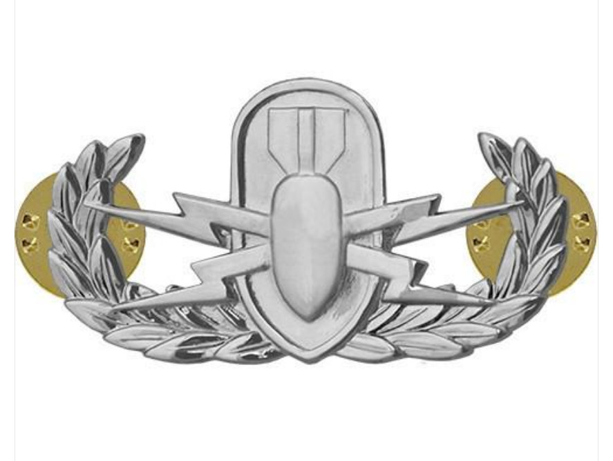 Vanguard AIR FORCE BADGE: EXPLOSIVE ORDNANCE DISPOSAL - MIDSIZE
