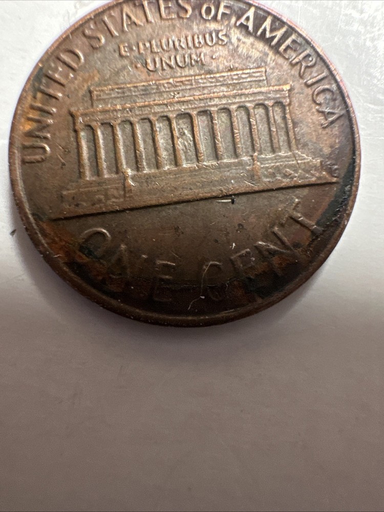 Lamination Error, 1977-D Circulated Lincoln Penny